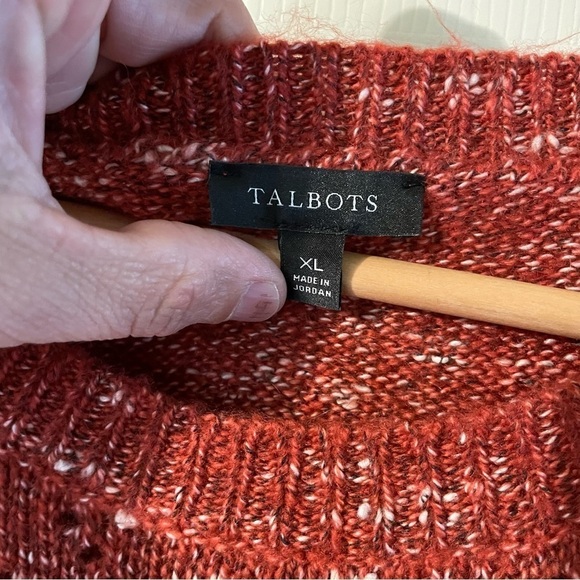 Talbots Pointelle Knit Shift Sweater Dress - Picture 5 of 10